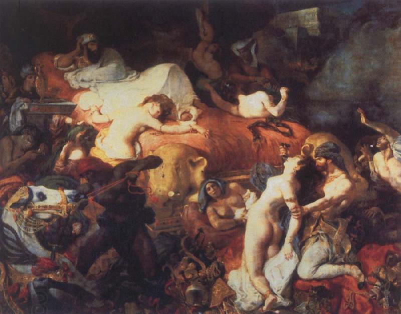 Eugene Delacroix Death of Sardanapalus China oil painting art